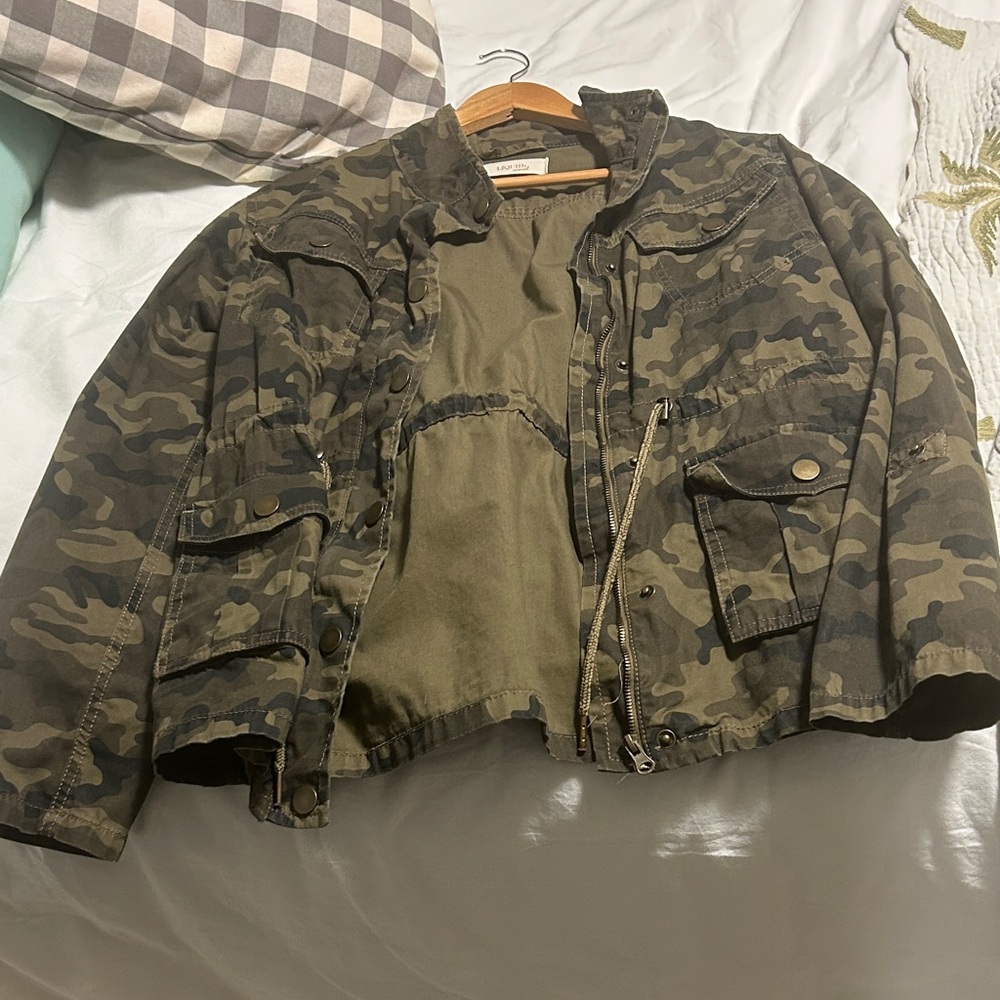 Camouflage Military Style Jacket